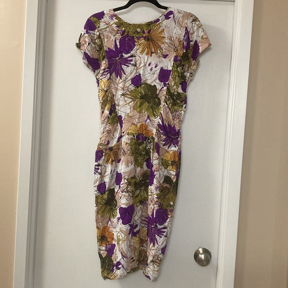 Vintage 80s does 50s wiggle dress Sz medium to large